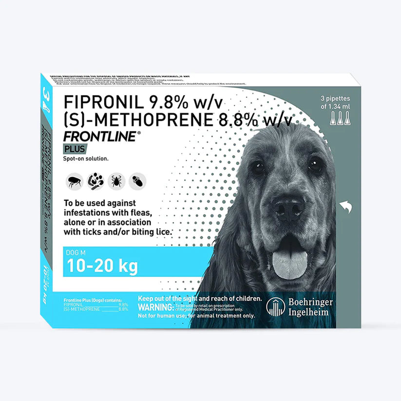 Frontline Plus Spot On For Medium Dogs (40kg-60kg)