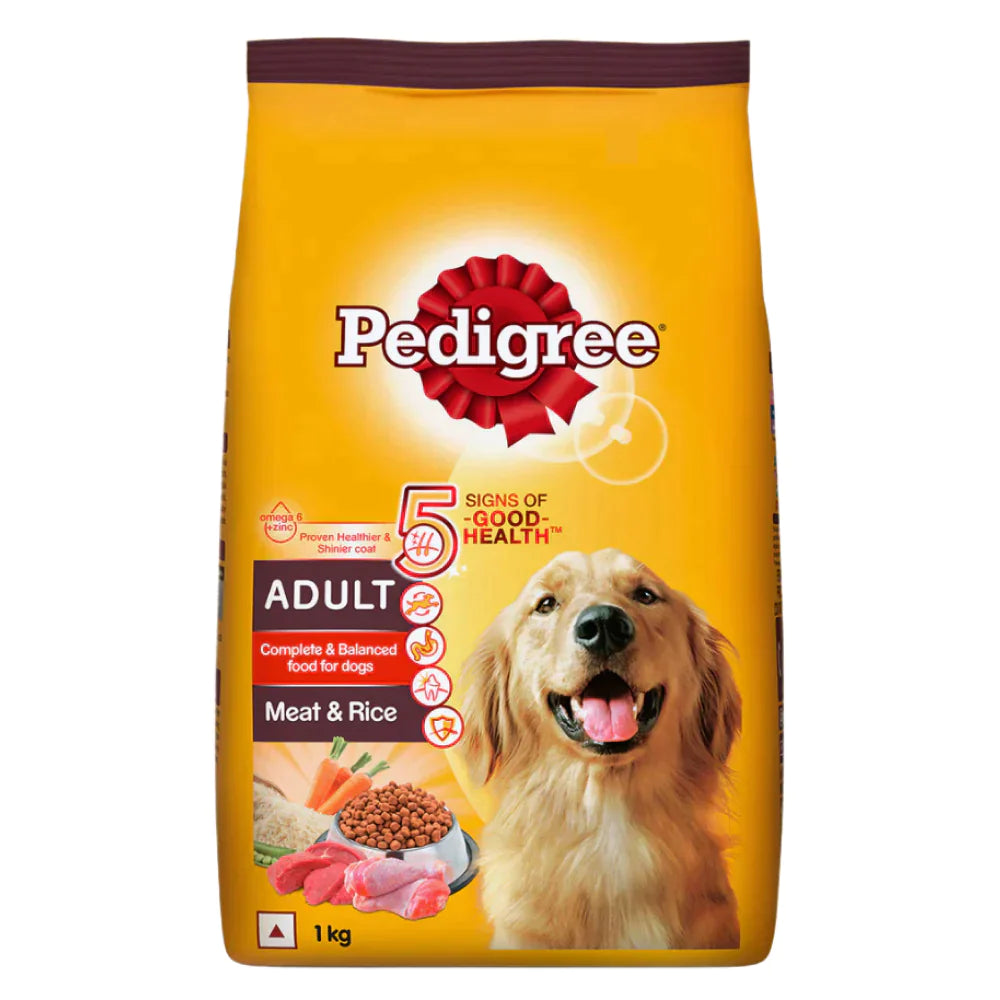 Pedigree Meat Rice Adult Dog Dry Food