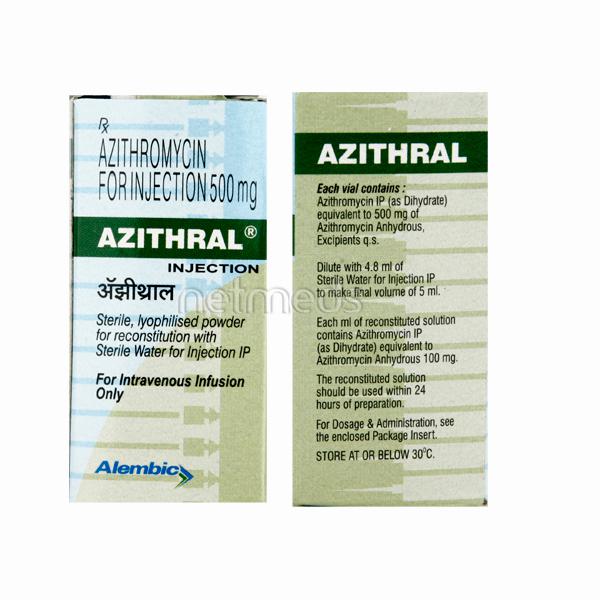 AZITHRAL 500mg INJECTION