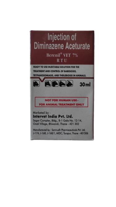 Berinil Injection Berenil Vet 7% RTU